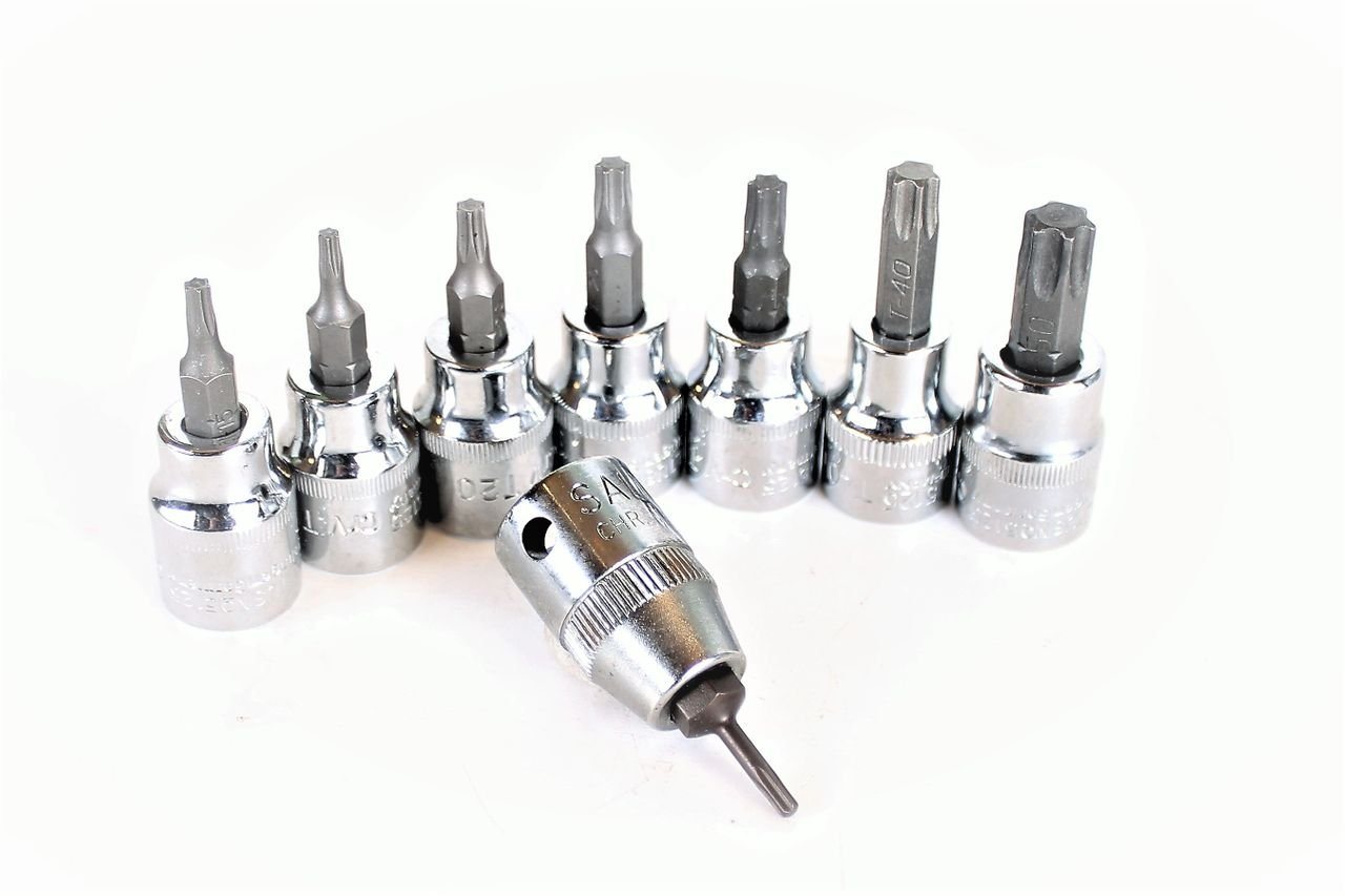 Saltus Stecknuss SALTUS 3/8\ Steckschlüssel Bit-Einsatz-Set 8tlg T9-T50 Stecknuss… Saltus Stecknuss SALTUS 3/8\ Steckschlüssel Bit-Einsatz-Set 8tlg T9-T50 Stecknuss… von Saltus