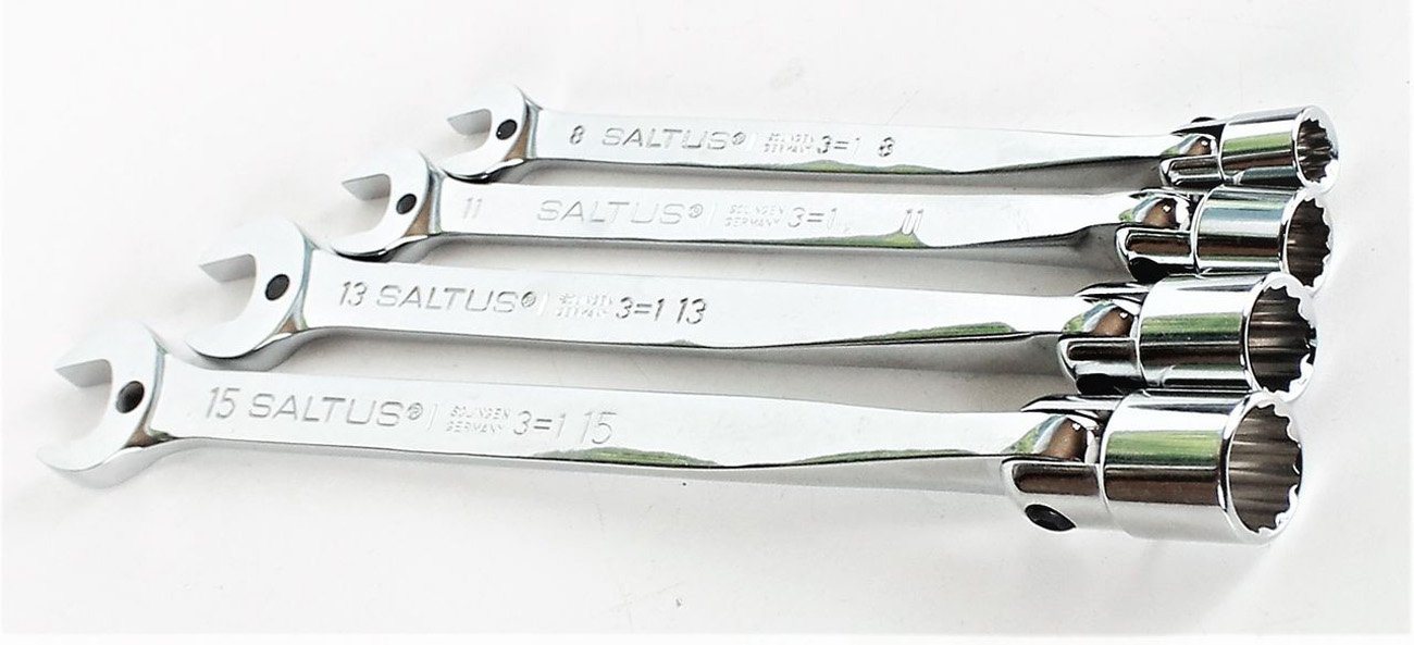 Saltus Steckschlüssel SALTUS Gabel-Gelenksteckschlüssel Set 4-teilig 8-15 mm Schrauben… von Saltus
