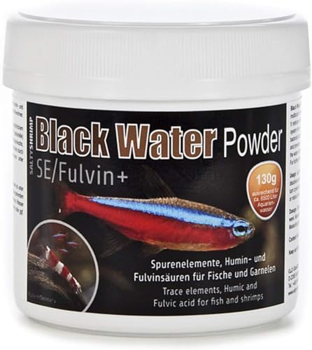 SaltyShrimp - Black Water Powder SE/Fulvic+, 130 g von SaltyShrimp