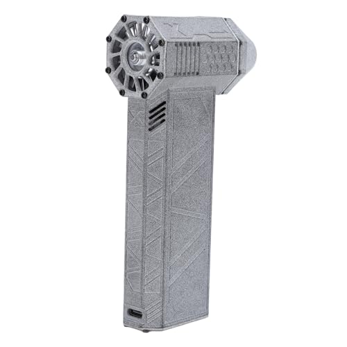 Saluaqui 150000 U/Min Jet Trockengebläse Turbo -Lüftergebläse Zum Camping und Im Freien - Wiederaufladbare Bürstenlose Elektroluft Duster mit Hoher Leistung in Kompaktem Schwarzem Design (Gray) von Saluaqui