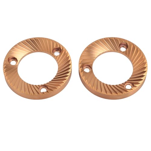 Saluaqui 2pcs 64mm Titan -Kaffeemühle Flat Burr - Multi Purpose Mäck von Saluaqui