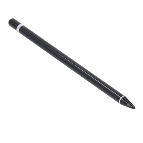 Saluaqui Aktiver Kapazitiver Stift mit Feinem Point Aluminiumspitze für den Universellen Touchscreen - Ideal für und -Tablets und Smartphones, weiß (Black) von Saluaqui