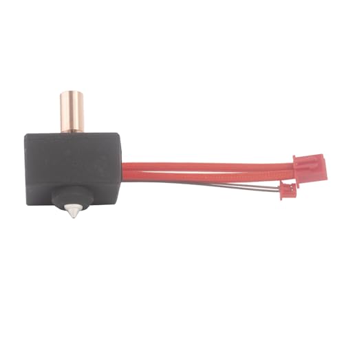 Saluaqui Aktualisierter Hotend Extruder -Heizungsblock -Kit für Ender 3 S1 3D Drucker Aluminium Wärmeblock mit Messingdüse 0,4 Mm, Umfasst Silikonsocken für 1,75 Mm Filamente (Hoc von Saluaqui