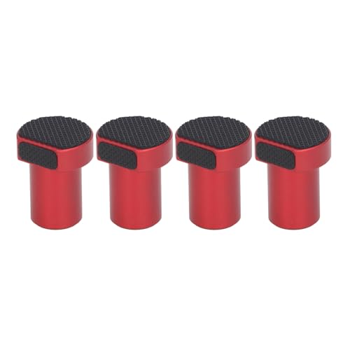 Saluaqui Aluminiumlegierungsbankhunde Klemmen mit Nicht-Schlupf-Pads | 19mm 3/4in Workbench Dog Hole Accessoires für Holzbearbeitung | Roter Finish für die Verwendung von Universellen Workbenchien von Saluaqui