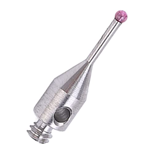 Saluaqui CMM-Tastsystem-Eingabestift, Wolframcarbid-Stamm, M2-Gewinde, Rubinkugelspitze, für 3-Koordinaten-Werkzeugmaschinen (7806) von Saluaqui