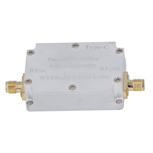 Saluaqui Digitale Digitalisierung von Digital Dämpfung Typ C SMA Frau 2W mit 0-31,5 DB Range, 33 DBm Gain, Aluminiumlegierung für 10M-6GHz-CNC-Anwendungen Saluaqui Digitale Digitalisierung von Digital Dämpfung Typ C SMA Frau 2W mit 0-31,5 DB Range, 33 DBm Gain, Aluminiumlegierung für 10M-6GHz-CNC-Anwendungen von Saluaqui