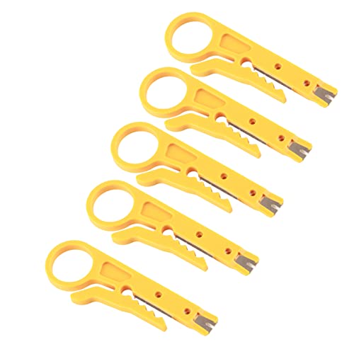 Saluaqui Draht Stripper Tool Set - Tragbare Netzwerkkabel -Stripper für CAT5, CAT5E, CAT6 Datenkabel und 3D Drucker Packung mit 5 Langlebigen Stripping Tools Saluaqui Draht Stripper Tool Set - Tragbare Netzwerkkabel -Stripper für CAT5, CAT5E, CAT6 Datenkabel und 3D Drucker Packung mit 5 Langlebigen Stripping Tools von Saluaqui