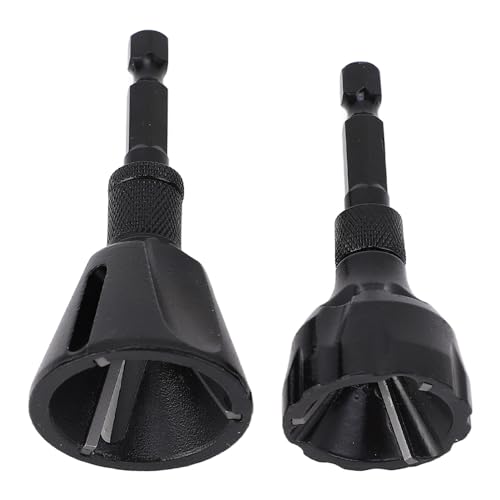 Saluaqui Effizienter Debruring Chamfer Tool Wolfram Stahl 3 Flötenbohrer Bit Burr Remover mit 1/4 -Zoll -Hex Schaft für die Schraubengrurentfernung 3 Bis 20 Mm und 5 Bis 25 Mm von Saluaqui
