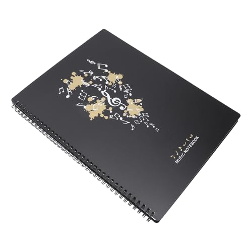 Saluaqui Eleganter Noten -Ordner A4 Binder mit 20 Ärmeln 40 Seiten Kapazität für die Proben und Auftritte für Orchesterschule. (Tippe A) von Saluaqui