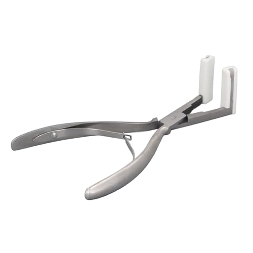 Saluaqui Ergonomisch Gestaltete Klebeband in Haarverlängerung Zange Silberne Edelstahl -Flachoberfläche Dichtungswerkzeuge für Frauen Frisuren Haarstyling Saluaqui Ergonomisch Gestaltete Klebeband in Haarverlängerung Zange Silberne Edelstahl -Flachoberfläche Dichtungswerkzeuge für Frauen Frisuren Haarstyling von Saluaqui