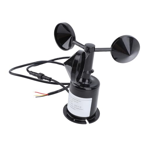 Saluaqui Hohe Genauigkeitswindgeschwindigkeitsanemometer mit 5 -V -Sensor und 2,62 Fuß Verlängerungskabel für Interferenzfreie Überwachung Vielseitiger Windgeschwindigkeitsmessgerät und Messdetektor von Saluaqui