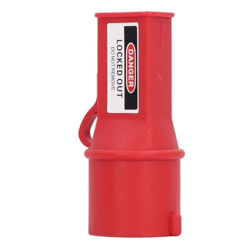 Saluaqui Industrial Socket Lock -Gerät - 40mm ID Elektrische Energie Isolation Lockout Tagout Kit, Wasserdichtes Polypropylen für eine Sichere Industriekraftisolierung von Saluaqui