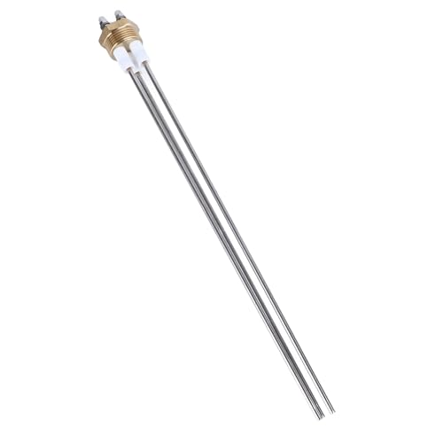 Saluaqui Kessel -Wasserstands -Sondensensor 3 Pin Ptfe Messing & Edelstahlelektrodenstab Genauer Wasserspiegel Erkennung für Dampfkessel von Saluaqui