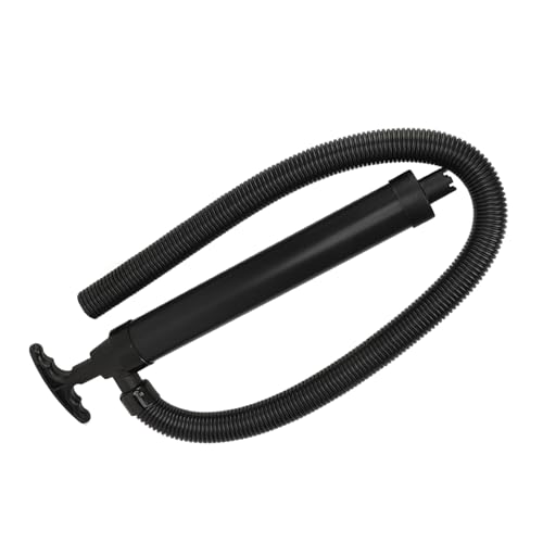 Saluaqui Manuelle Bilgenpumpe für Yachten und Boote mit Schlauch - Tragbare Handwasserpumpe für Kajaks und Speedboote - Black Engineering Plastik (BLACK) von Saluaqui