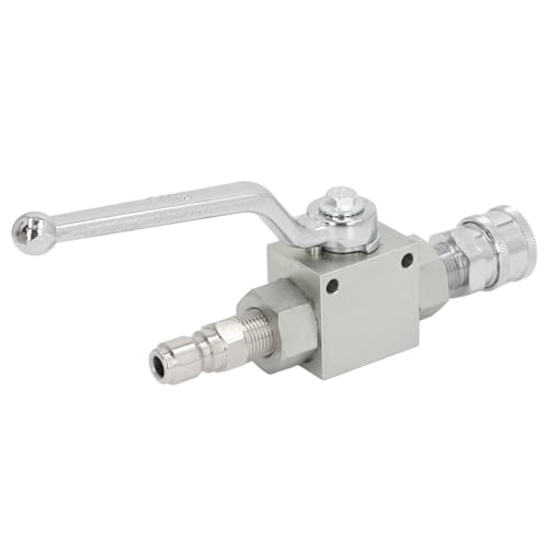 Saluaqui Premium Hochdruck Waschmaschine Ball Ventil Kit 3/8 Schnellanschluss, Männliche Plug Female -Ausschalten, Edelstahl & Aluminium, 4500psi -Leistung Saluaqui Premium Hochdruck Waschmaschine Ball Ventil Kit 3/8 Schnellanschluss, Männliche Plug Female -Ausschalten, Edelstahl & Aluminium, 4500psi -Leistung von Saluaqui