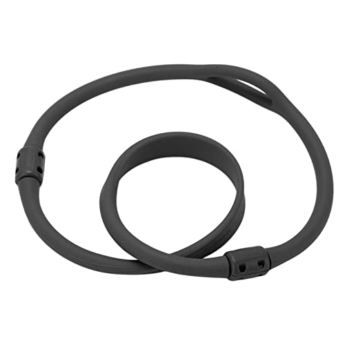 Saluaqui Premium Silicon Scuba Tauchregler Halskettehalter mit Integriertem Design für Einfache Gebrauch und Komfort - 62 cm Schwarzes Diving -Accessoires für Alle Diving Enthusiasten (80 cm) von Saluaqui