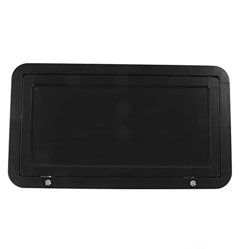 Saluaqui RV Externe Klapptisch mit Schloss, 25 Kg Max Last Aluminiumlegierung, Verwendung Im Freien für MPV -Boot Caravan, weiß (Black) von Saluaqui