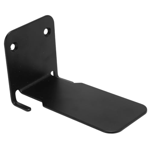 Saluaqui [Raumsparung Unsichtbares Schwimmendes Buchregal - Metall -Mandel Bücherregale für Schlafzimmer, Wohnzimmer und Büro, Hält Bis zu 15 Pfund, Weiße Finish (Black) von Saluaqui