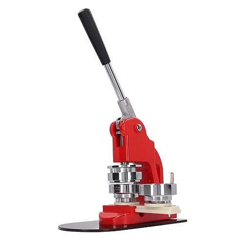 Saluaqui Taste Maker -Maschine für Benutzerdefinierte Stifte mit 100 PCs Teilen und Cutter | Abzeichenhersteller -Werkzeug mit Ergonomischem Griff und Edelstahlrahmen für Haushandwerk oder (58MM) von Saluaqui