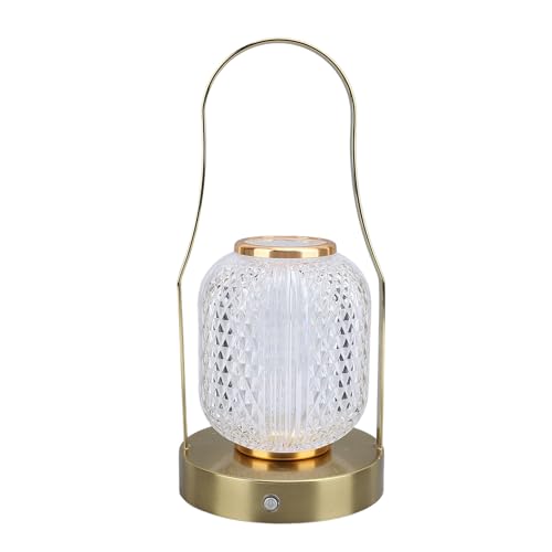 Saluaqui Tragbare, Schnurlose Wiederaufladbare LED -Laternentischlampe mit 3600 -mAh Batterie und Schrittloses Dimming für Heimschlafzimmer und Camping Saluaqui Tragbare, Schnurlose Wiederaufladbare LED -Laternentischlampe mit 3600 -mAh Batterie und Schrittloses Dimming für Heimschlafzimmer und Camping von Saluaqui