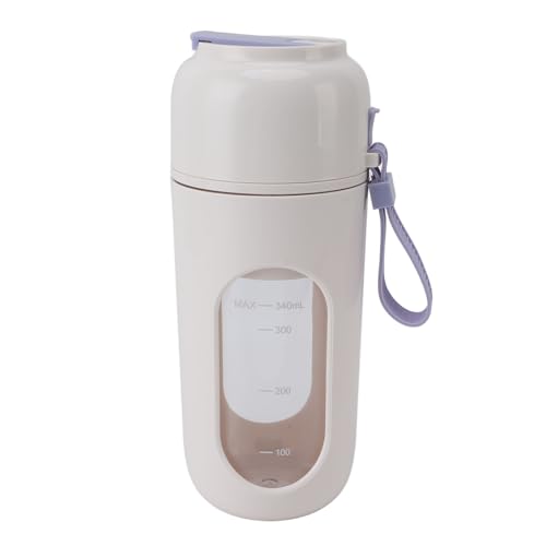 Saluaqui Tragbarer USB -wiederaufladbarer Mixer mit 12 Stahlblättern für Smoothies, Shakes & Säfte - Mini Personal Blender Cup für Zuhause, Sport, Outdoors & Travel Green (PURPLE) von Saluaqui
