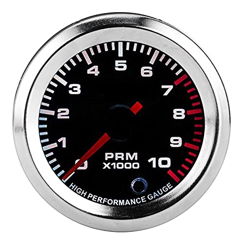Saluaqui Universeller 7-Farben-Drehzahlmesser mit Trittmotor für Autos und Motorräder-52 Mm/2-Zoll-Revolutionsmesser mit Messbereich 0-10000 U/min, Sicheres Kunststoffmaterial Saluaqui Universeller 7-Farben-Drehzahlmesser mit Trittmotor für Autos und Motorräder-52 Mm/2-Zoll-Revolutionsmesser mit Messbereich 0-10000 U/min, Sicheres Kunststoffmaterial von Saluaqui
