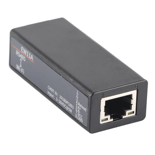 Saluaqui zu WiFi Serial Server mit Integrierter Antenne und RJ45-Schnittstelle, Unterstützt ModbustCP-, AP/STA-Funktionen und Multi-Mode-Installationsoptionen von Saluaqui