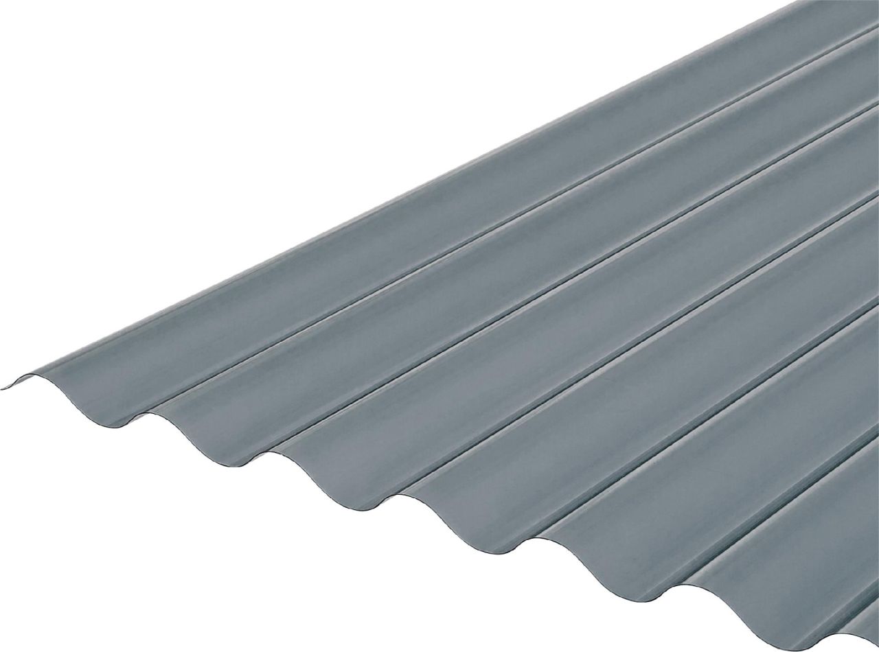 PVC-Wellplatte Strong 76/18 200 x 90 cm 1,2 mm anthrazit von Salux