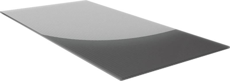 Salux 2nd Life Line PC-Hohlkammerplatte 250 x 98 cm 16 mm anthrazit von Salux