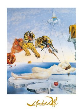 Salvador Dalí Poster/Kunstdruck UNE seconde Avant l'eveil 60 x 80 cm von Salvador Dalí