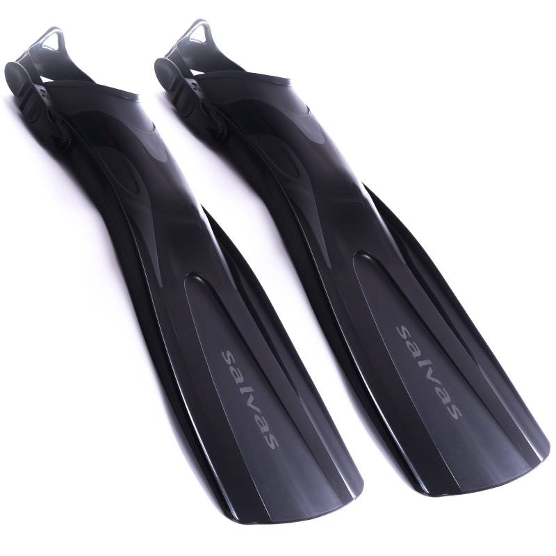 SALVAS Geräte Flosse Hazard+ Scuba Apnoe Tauchen Fersen Band Verstellbar 36-47-L/XL von Salvas