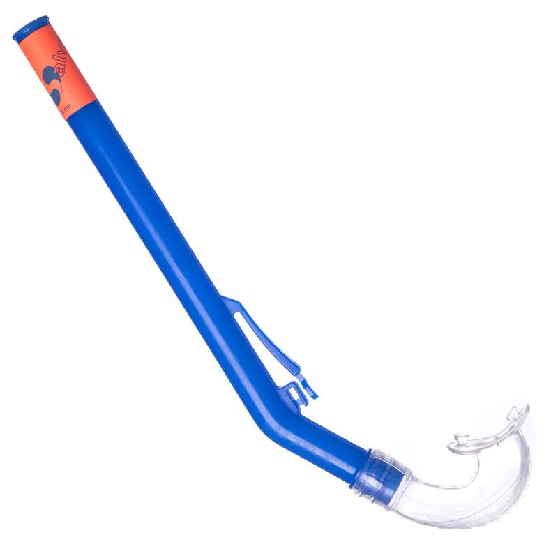 SALVAS Kinder Schnorchel Kid SILFLEX Tauchen Schwimmen Klassisch TPE-blau von Salvas