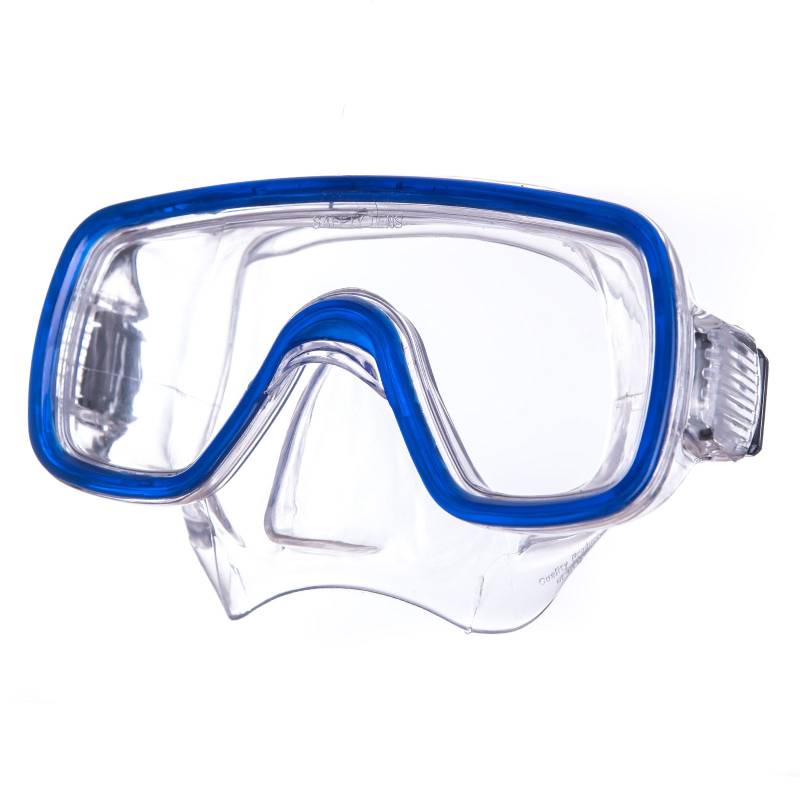 SALVAS Kinder Tauchmaske Domino Schnorchel Taucher Schwimm Brille Maske Mit Nase-blau von Salvas