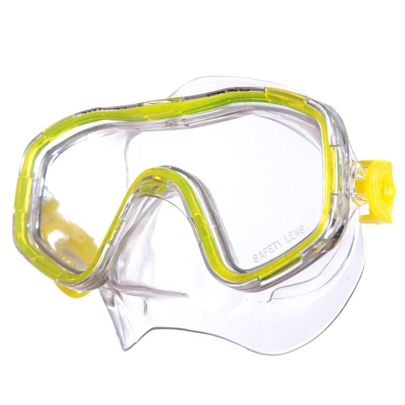 SALVAS Kinder Tauchmaske Easy Schnorchel Taucher Schwimm Brille Maske Mit Nase-gelb von Salvas