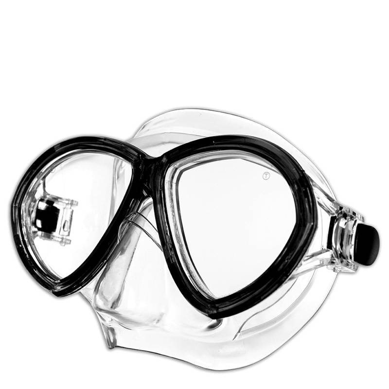 SALVAS Tauch Maske Change Sr Schnorchel Schwimm Brille Anti Beschlag Erwachsene-schwarz von Salvas