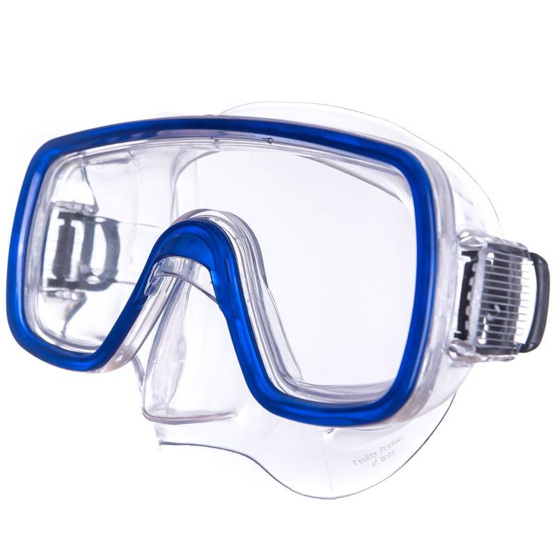 SALVAS Tauch Maske Domino Sr Schnorchel Schwimm Brille Anti Beschlag Erwachsene-blau von Salvas