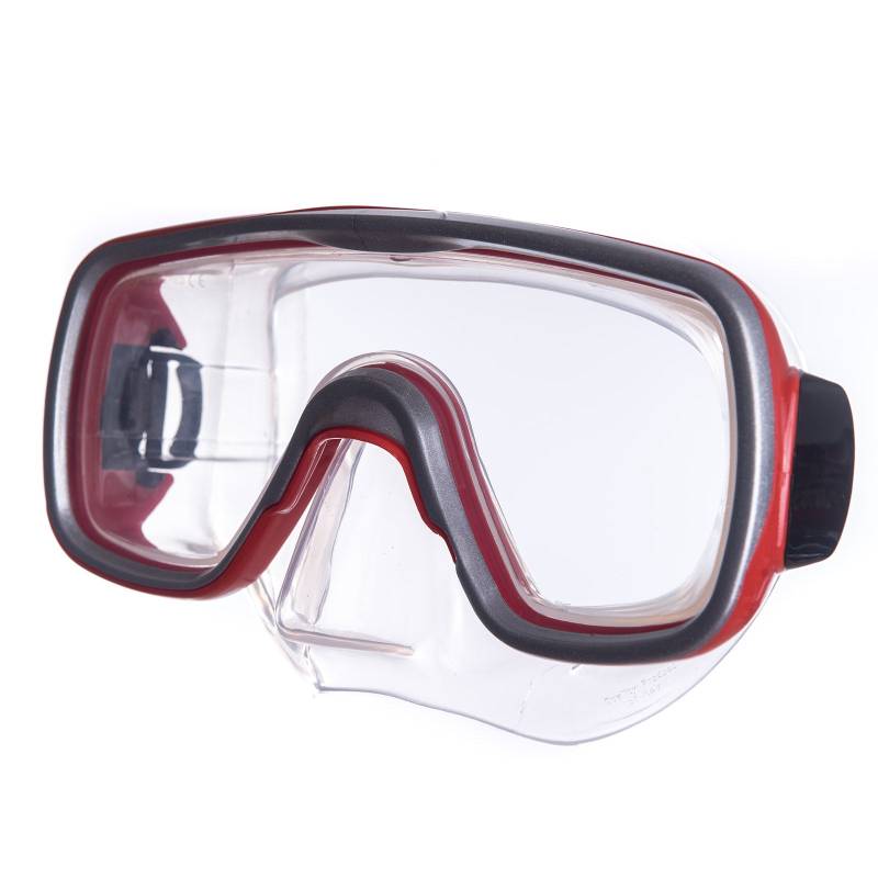SALVAS Tauch Maske Geo Sr Schnorchel Schwimm Brille Beschlag Silikon Erwachsene-Rot von Salvas