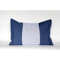 Geschichte Chambray + Weiche Denim Sham - Knopfverschluss von SalvationPillows