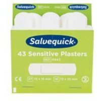 SALVEQUICK Nachfüllpackung 6x43 Pflaster Sensitive von Salvequick