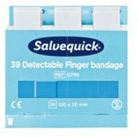 SALVEQUICK Nachfüllpackung detektierbar 6x30 Pflaster von Salvequick