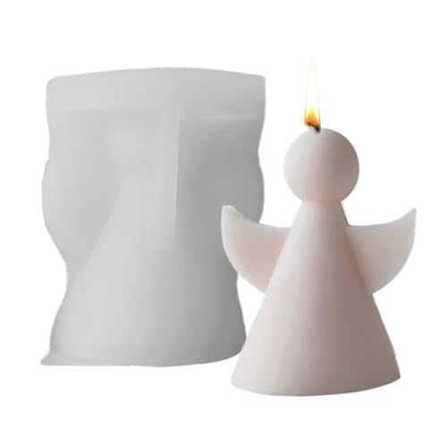 Engel Kerzen Silikonform | 3D Engel Kerzenformen zum Gießen | Herzförmig Engels Kerzengießform Seifenform Epoxidharz Formen Silikonform für Sojawachs Kerzen, Seife, Gips, Handwerk Engel Kerzen Silikonform | 3D Engel Kerzenformen zum Gießen | Herzförmig Engels Kerzengießform Seifenform Epoxidharz Formen Silikonform für Sojawachs Kerzen, Seife, Gips, Handwerk von Salyeeluly