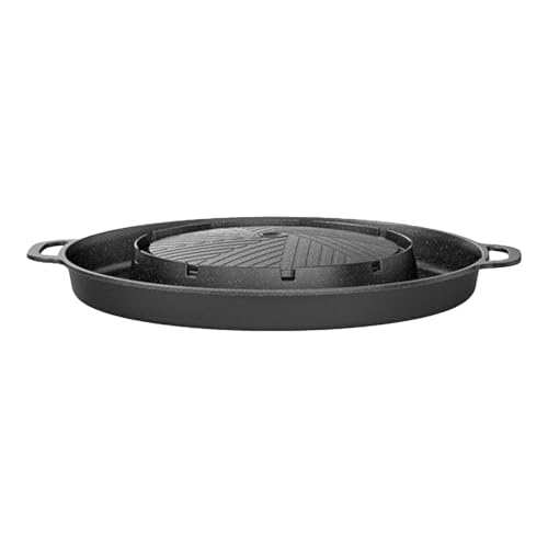 Grillpfanne Hotpot 2 in 1,Antihaft Grillpfanne Aus Aluminiumlegierung | Gusspfanne Antihaftbeschichtet Aus Aluminiumlegierung Für Grillküche Räucherofen Campingkochen Grillpfanne Hotpot 2 in 1,Antihaft Grillpfanne Aus Aluminiumlegierung | Gusspfanne Antihaftbeschichtet Aus Aluminiumlegierung Für Grillküche Räucherofen Campingkochen von Salyeeluly