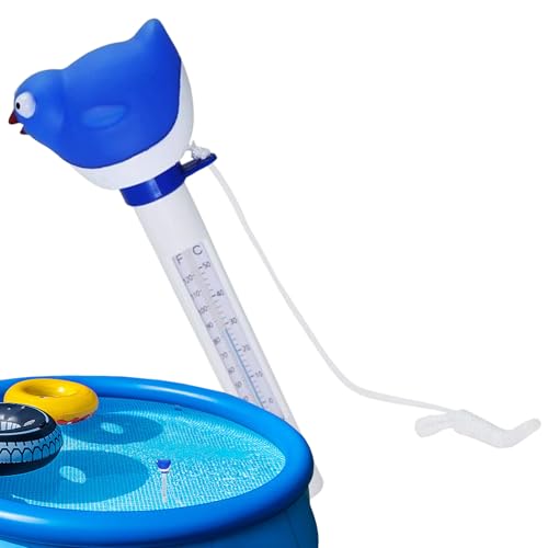 Pool Thermometer | Wasserdichtes Schwimmbadthermometer,Leicht Ablesbar Wasserdicht Tragbar für Kinder von Salyeeluly