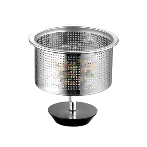 Salyeeluly Abflusssieb für die Küchenspüle, geruchshemmend, 304 Edelstahl, Abflusssieb mit 1 mm Löchern, geruchsfreies Abflusssieb für Küchenspüle Salyeeluly Abflusssieb für die Küchenspüle, geruchshemmend, 304 Edelstahl, Abflusssieb mit 1 mm Löchern, geruchsfreies Abflusssieb für Küchenspüle von Salyeeluly