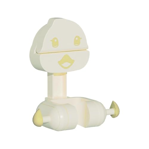 Salyeeluly Duschkopfhalter mit Saugnapf, Duschkopfhalter | Mobiler verstellbarer Duschkopfhalter Duschstabhalter | Duschgriffhalter mit niedlichem Enten-Design für Kinder, Familie, Freunde von Salyeeluly