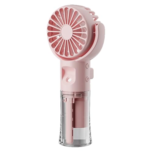 Salyeeluly Min-i Ventilator Mit Wasserkühlung | Ventilator Hand | Tragbarer Handheld Nebelventilator | Wiederaufladbarer Ventilator Mit 4 Geschwindigkeite für Reisen Camping Büro Draußen Salyeeluly Min-i Ventilator Mit Wasserkühlung | Ventilator Hand | Tragbarer Handheld Nebelventilator | Wiederaufladbarer Ventilator Mit 4 Geschwindigkeite für Reisen Camping Büro Draußen von Salyeeluly