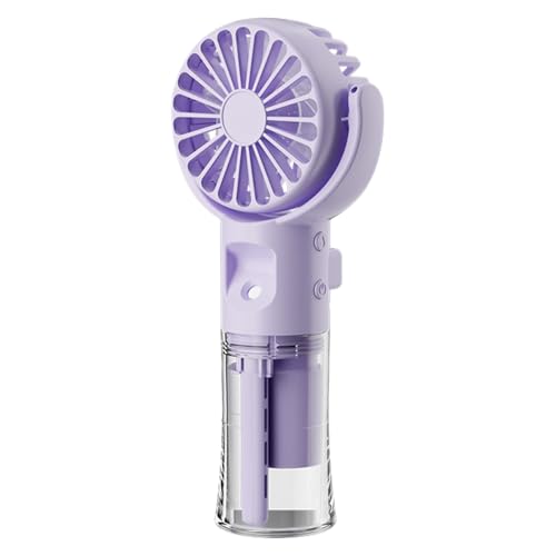 Salyeeluly Min-i Ventilator Mit Wasserkühlung | Ventilator Hand | Tragbarer Handheld Nebelventilator | Wiederaufladbarer Ventilator Mit 4 Geschwindigkeite für Reisen Camping Büro Draußen Salyeeluly Min-i Ventilator Mit Wasserkühlung | Ventilator Hand | Tragbarer Handheld Nebelventilator | Wiederaufladbarer Ventilator Mit 4 Geschwindigkeite für Reisen Camping Büro Draußen von Salyeeluly