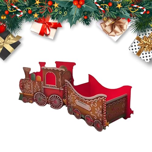 Salyeeluly Weihnachtszug Süßigkeitenhalter | Weihnachtliche Süßigkeiten Aufbewahrung Organizer | Festliche Winter Festtage Deko für Tisch Nachttisch Eingangsbereich Kaminsims Schreibtisch - Salyeeluly Weihnachtszug Süßigkeitenhalter | Weihnachtliche Süßigkeiten Aufbewahrung Organizer | Festliche Winter Festtage Deko für Tisch Nachttisch Eingangsbereich Kaminsims Schreibtisch - von Salyeeluly