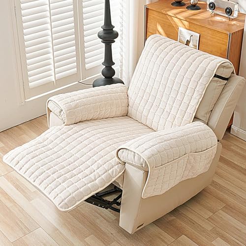 Sesselschoner | Liegesofa Sesselbezug | rutschfest Sesselschoner für Relaxsessel | Sesselschoner für Fernsehsessel | Armlehnenschoner Fernsehsessel Relaxsessel Bezüg für Hunde Haustiere(53 * 190cm) von Salyeeluly