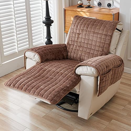 Sesselschoner | Liegesofa Sesselbezug | rutschfest Sesselschoner für Relaxsessel | Sesselschoner für Fernsehsessel | Armlehnenschoner Fernsehsessel Relaxsessel Bezüg für Hunde Haustiere(53 * 190cm) von Salyeeluly